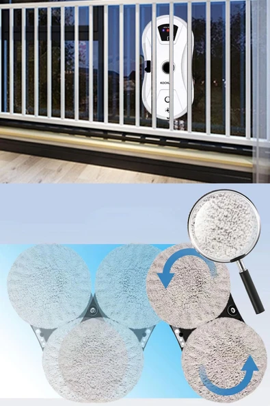 Kochler Akıllı Cam Silme Robotu - Vakumlu Cam Silme - Cam Temizleme Robotu - Resim 4