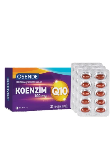 Osende Koenzim Q10 100 mg 30 Kapsül ürün görseli
