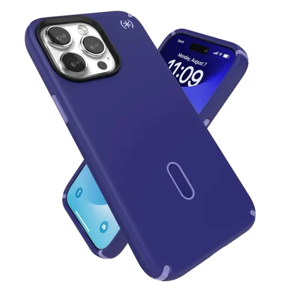 Speck ClickLock MagSafe iPhone 15 Pro Max Kılıfı Future Blue/Purple Ink/Sky Purple