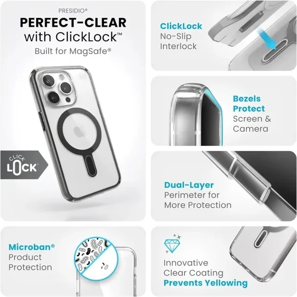Speck ClickLock iPhone 15 Pro Kılıfı - 3