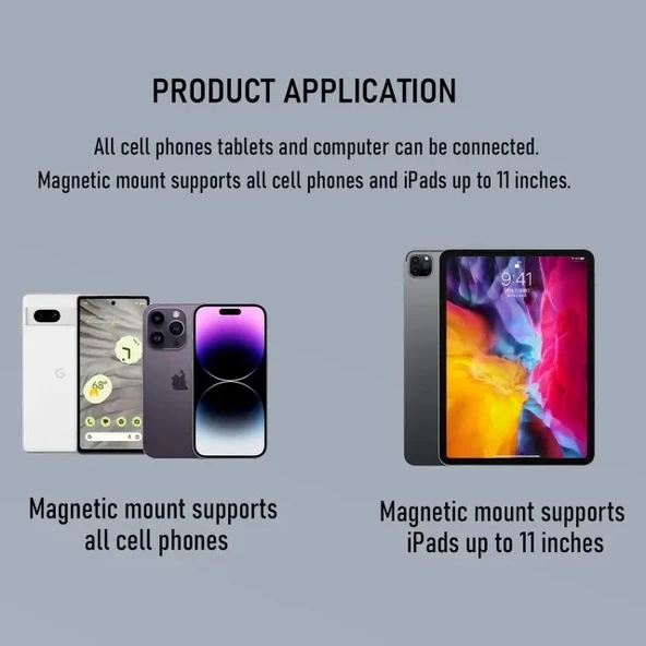 SIKAI CASE Manyetik Standlı Katlanabilir Bluetooth Klavye - 2