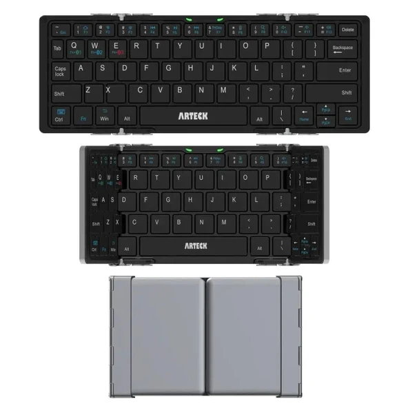 Arteck Taşınabilir Katlanır Bluetooth Klavye