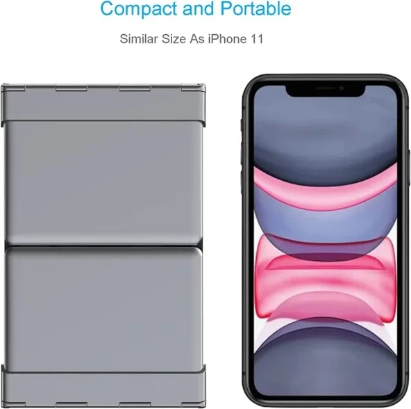 Arteck Taşınabilir Katlanır Bluetooth Klavye - 3