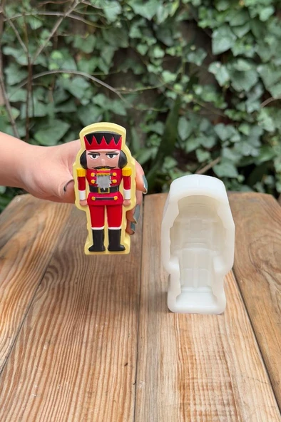 Kurşun Asker 2D Tekli Silikon Mum Kalıbı ürün görseli