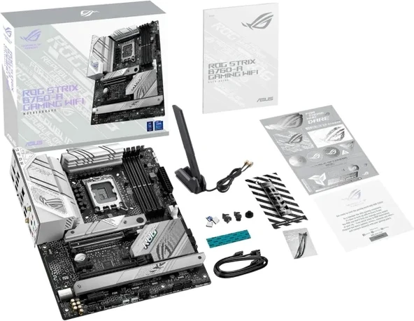 ASUS ROG STRIX B760-I GAMING WIFI Intel B760 Soket 1700 DDR5 7600MHz(OC) Anakart - 7