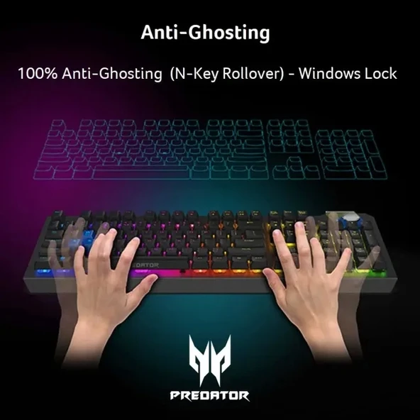 Acer Nitro Gen 2 Kablolu Oyun Klavyesi - 5