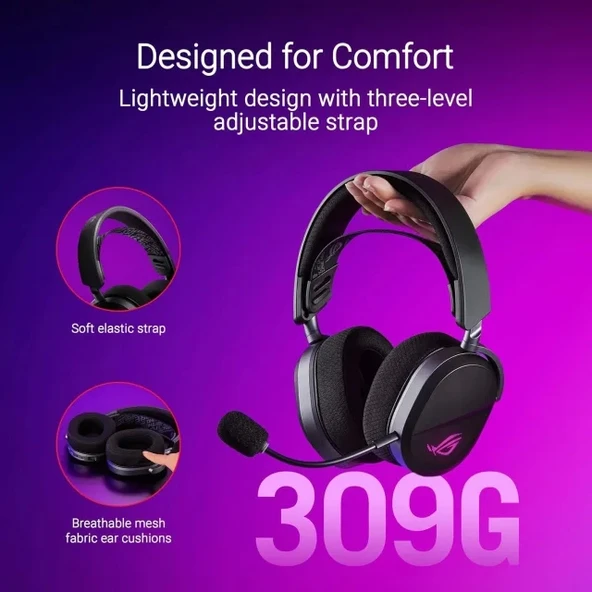 Asus ROG Delta S RGB USB-C 7.1 Mikrofonlu Oyuncu Kulaklığı - 4