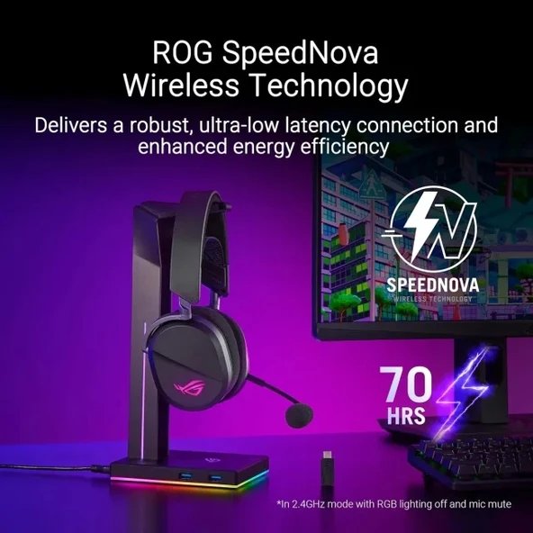 Asus ROG Delta S RGB USB-C 7.1 Mikrofonlu Oyuncu Kulaklığı - 9