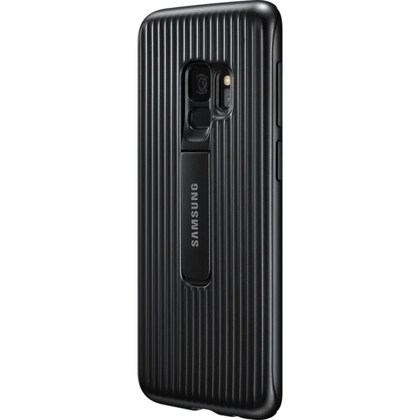 Galaxy S9 ile Uyumlu Protective Stanting Cover Siyah EF-RG960CBEGWW - 4