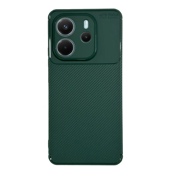 Xiaomi Redmi Note 14 4G Kılıf Focus Carbon Silikon Kapak - 7