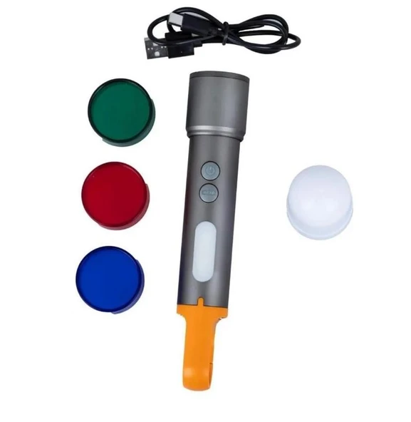 Ennalbur Powerdeks PD-3900 Çok Fonksiyonlu Zoomlu Şarjlı El Feneri