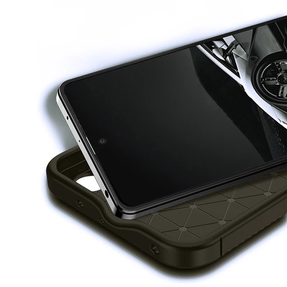 Xiaomi Redmi Note 14 4G Kılıf Focus Carbon Silikon Kapak - 10
