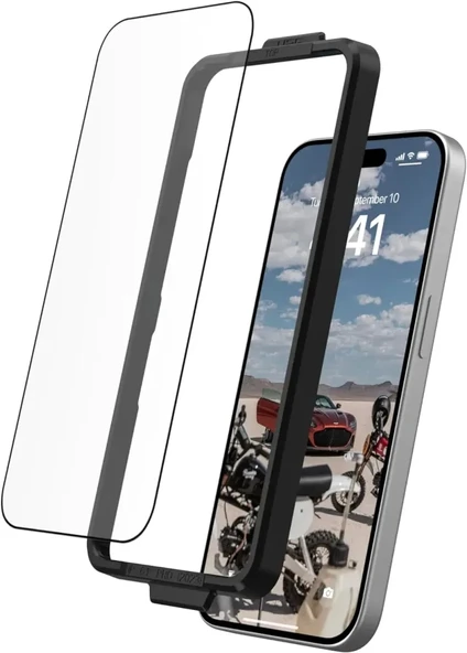 UAG iPhone 15 Pro Temperli Cam Ekran Koruyucu - 3
