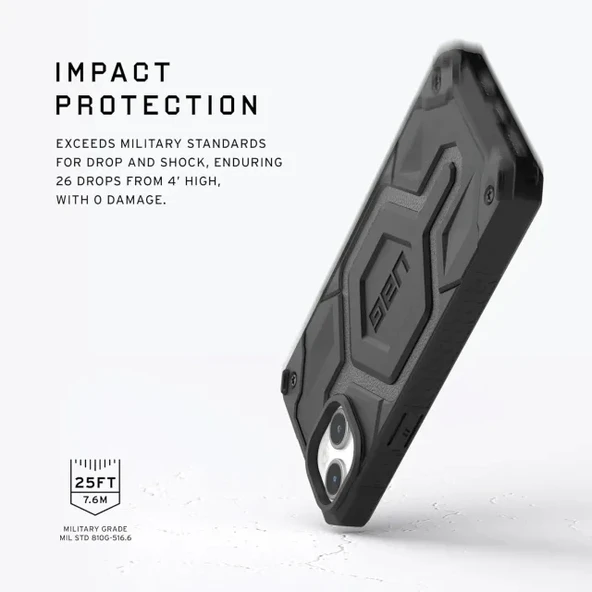 UAG Monarch Pro MagSafe Magnetic iPhone 15 Plus Kılıfı - 6