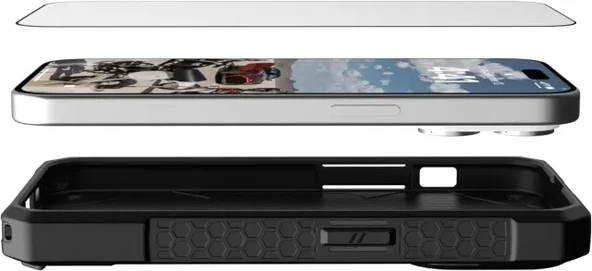 UAG iPhone 15 Pro Temperli Cam Ekran Koruyucu - 6