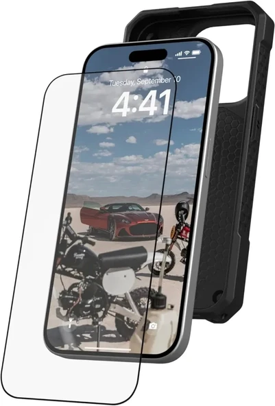 UAG iPhone 15 Pro Temperli Cam Ekran Koruyucu - 5