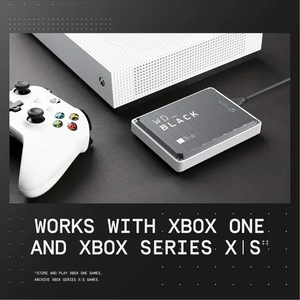 WD_BLACK 1 TB P10  Xbox için Oyun Sürücüsü - 4