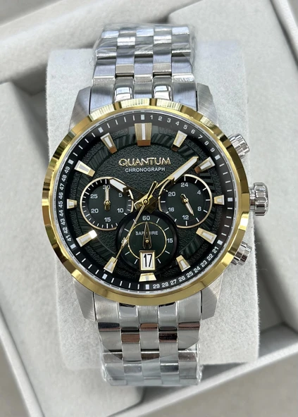 Quantum Çelik Kordon Fonksiyonlu Erkek Kol Saati ürün görseli 1