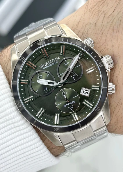 Quantum Çelik Kordon Fonksiyonlu Erkek Kol Saati - Resim 2