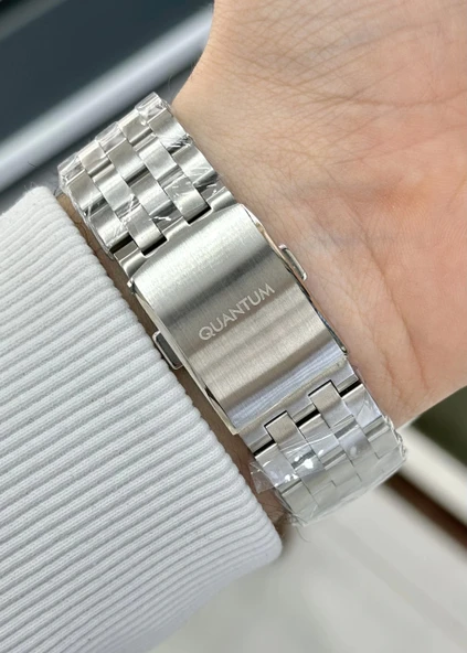 Quantum Çelik Kordon Fonksiyonlu Erkek Kol Saati - Resim 7