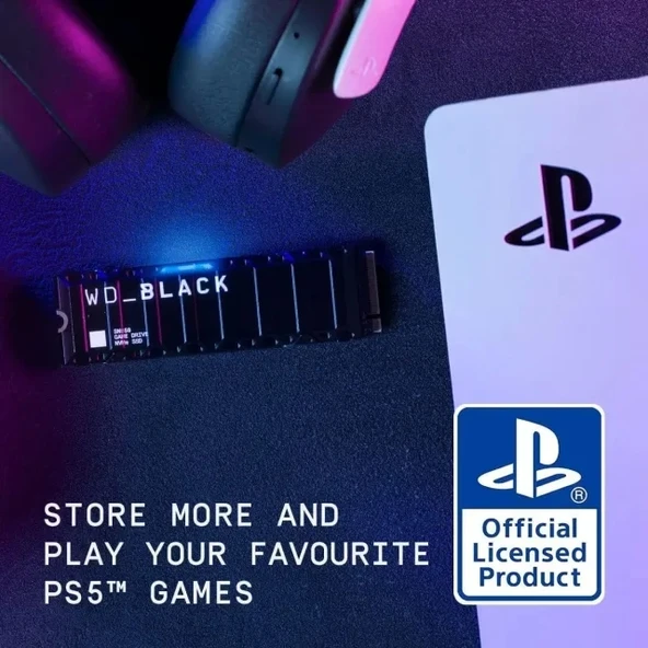 WD_BLACK 1 TB PS5 Konsolları için Soğutuculu SSD - 2