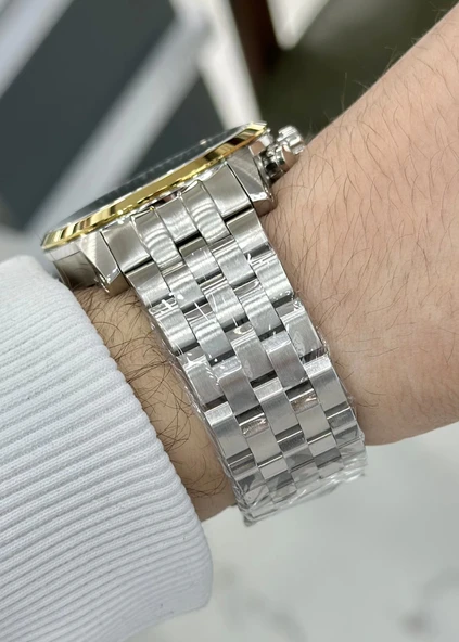 Quantum Çelik Kordon Fonksiyonlu Erkek Kol Saati - Resim 5