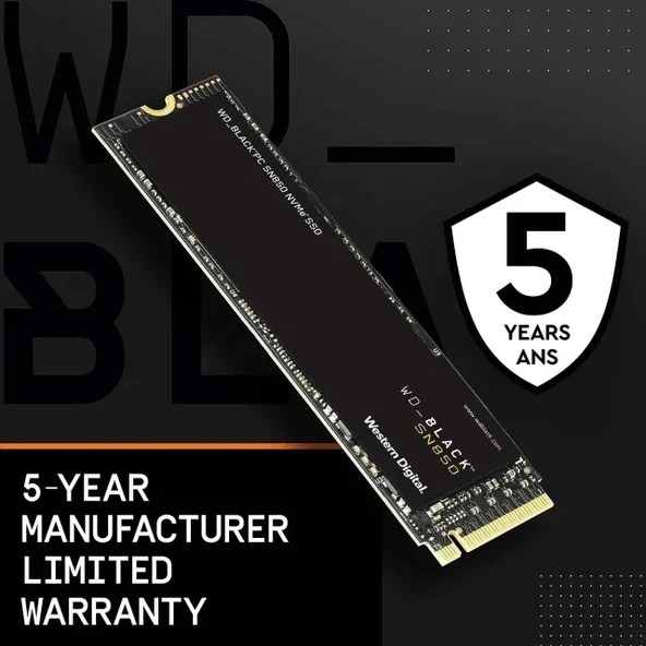 WD_BLACK 1 TB SN850 NVMe Dahili Oyun SSD Kartı - 7