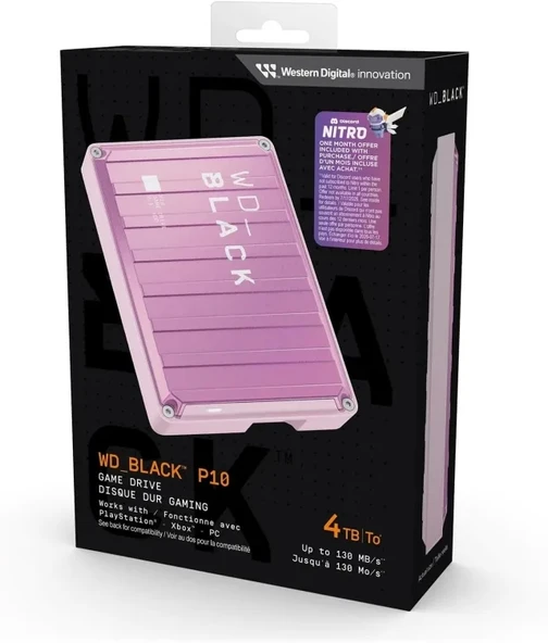 WD_BLACK 1 TB P10  Xbox için Oyun Sürücüsü - 7
