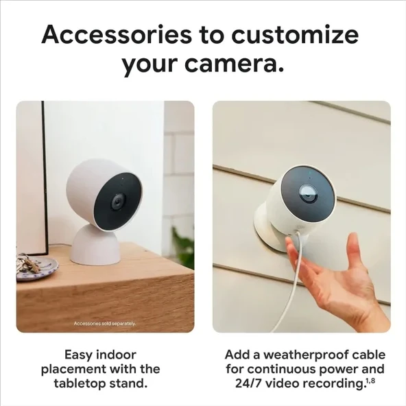 Google Nest Cam Projektör Güvenlik Kamerası - 10