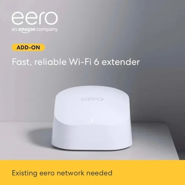 Amazon Eero 6 Çift Bant Ağ Wi-Fi 6 Genişletici 1 extender