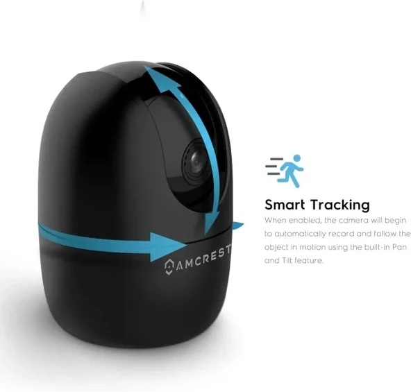 Amcrest 1080P WiFi Kamera İç Mekan Köpek Kamerası - 4