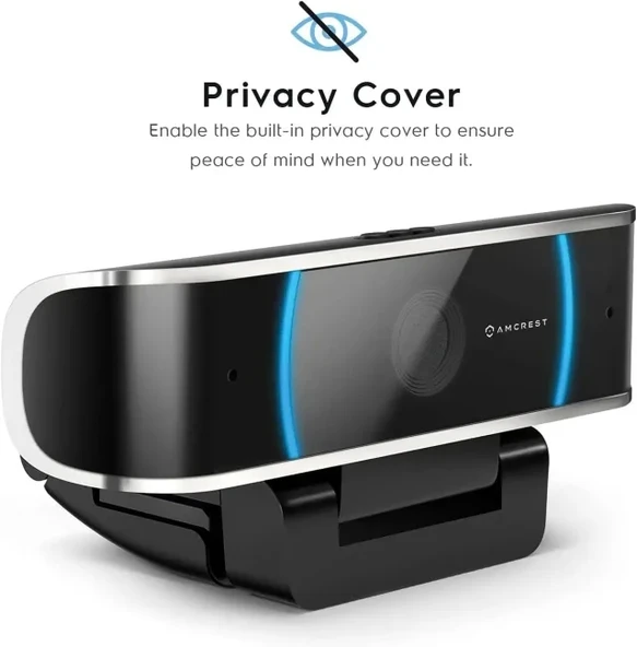 Amcrest 5 Megapiksel Mikrofonlu Web Kamerası - 4