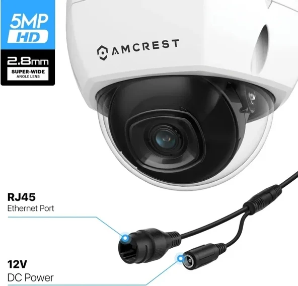 Amcrest 4K 8CH Güvenlik Kamera Sistemi - 9