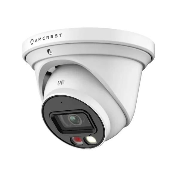 Amcrest Gece Renkli AI Taretli IP PoE 20fps Kamera Beyaz White
