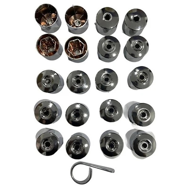 6J0601173B 9B9 BIJON KAPAK SETI FULL KROM 16 NORMAL +4 SIFRELI SEAT VE AUDI