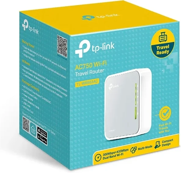 TP-Link AC750 Kablosuz Taşınabilir Yönlendirici - 4