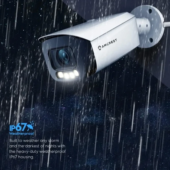 Amcrest Gece Renkli IP PoE 164ft Kamera - 7