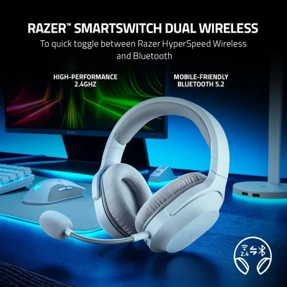 Razer Barracuda x Kablosuz Çoklu Platform Oyun Kulaklığı - 2