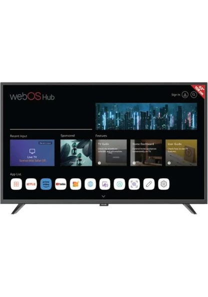 Hi-Level HL43DMN540 Full HD 43" 109 Ekran Uydu Alıcılı webOS Smart LED TV