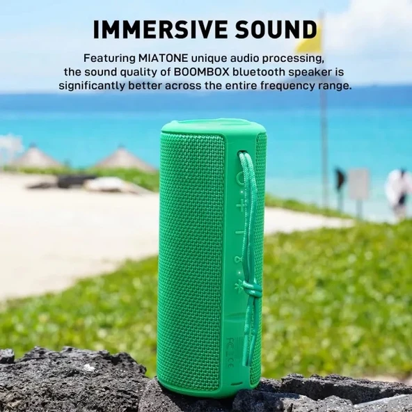 MIATONE Bluetooth Hoparlörler Kablosuz Su Geçirmez - 2