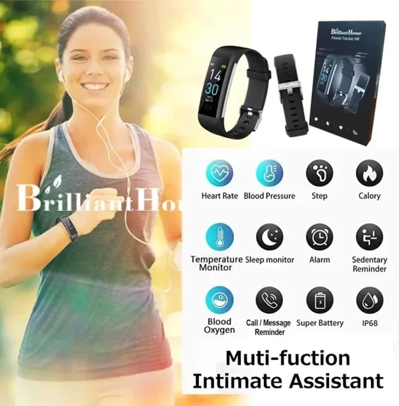 BrilliantHouse Fitness Akıllı Bileklik - 3