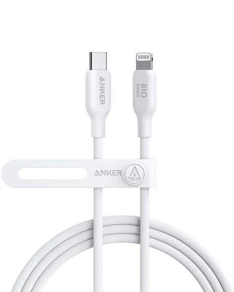 Anker USB-C - Lightning iPhone Şarj Kablosu 6FT White 1