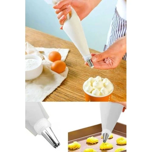 Krema Sıkma Seti 10 Parça - 3