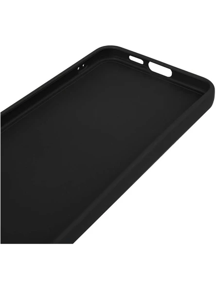 Samsung Galaxy A06 Kılıf Kamera Korumalı Esnek Mat Renkli Standart Siyah Silikon Kapak - 3