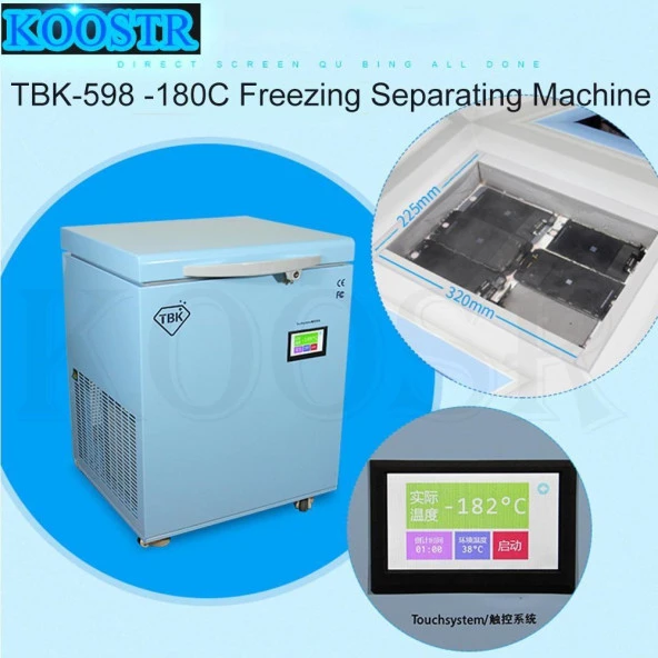 TBK-598 Dondurucu -180° Lcd Ekran Ayırma Frozen Seperator - 3