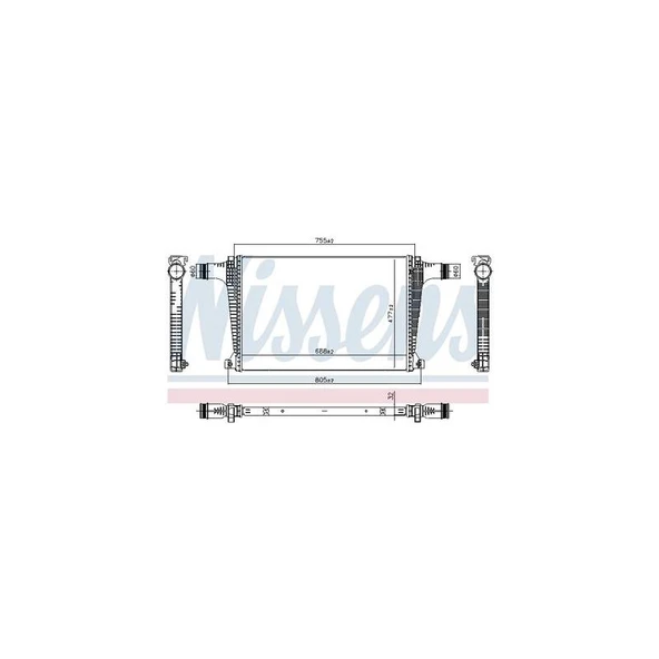 4M0145805J TURBO RADYATÖRÜ VAG Q7 Q8 TOUAREG 17- NIS-961594 ürün görseli