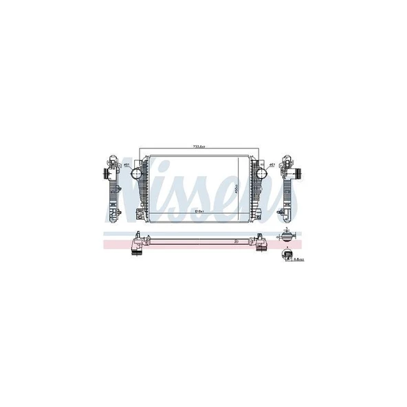 2H0145804C TURBO RADYATÖRÜ VAG AMAROK 11- NIS-96258