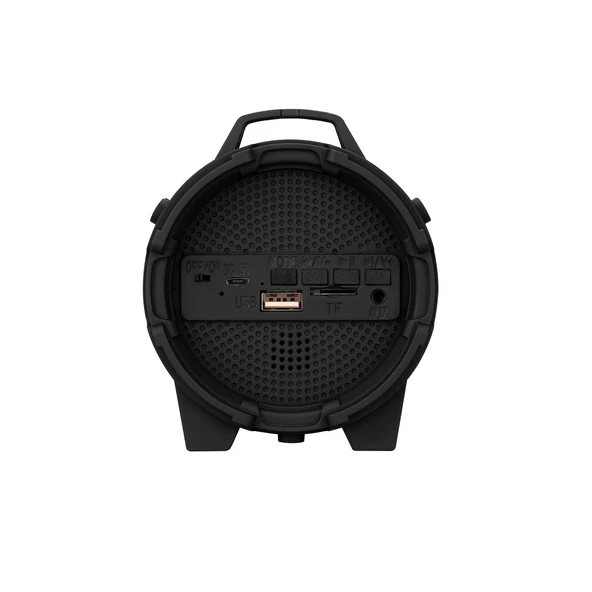 Mikado MD-BT77 Siyah MP3 Oynatıcı Aux+Usb+FM+BT+TF Kartlı Speaker Hoparlör - 4