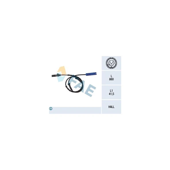 15840008 ABS SENSÖRÜ ARKA BMW E39 98-03 Kampanya FAE-78046 ürün görseli