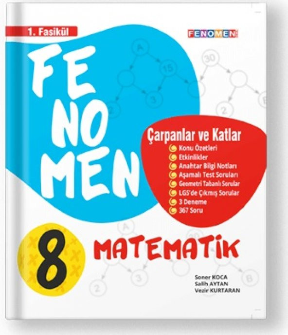 Fenomen Okul 8. Sınıf Matematik 1. Fasikül Çarpanlar Ve Katlar 2023